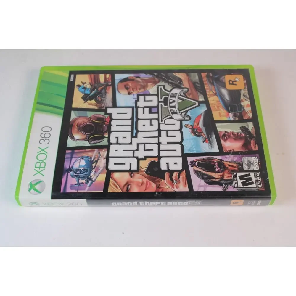Grand Theft Auto V 5 Five (2013, XBox 360, 2-Disc Set) Authentic Complete W/ Map
